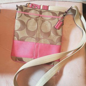 Coach Kitt Messenger Crossbody Colorblock Purse